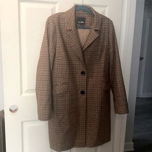 Barely Used Sam Edelman Plaid Coat